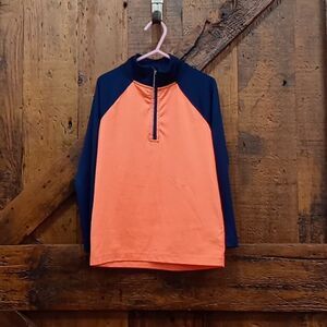Jumping Beans Activewear Long Sleeve Quarter Zip Shirt Boy Size 6